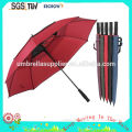 High quality luxury custom double layer golf umbrella factory